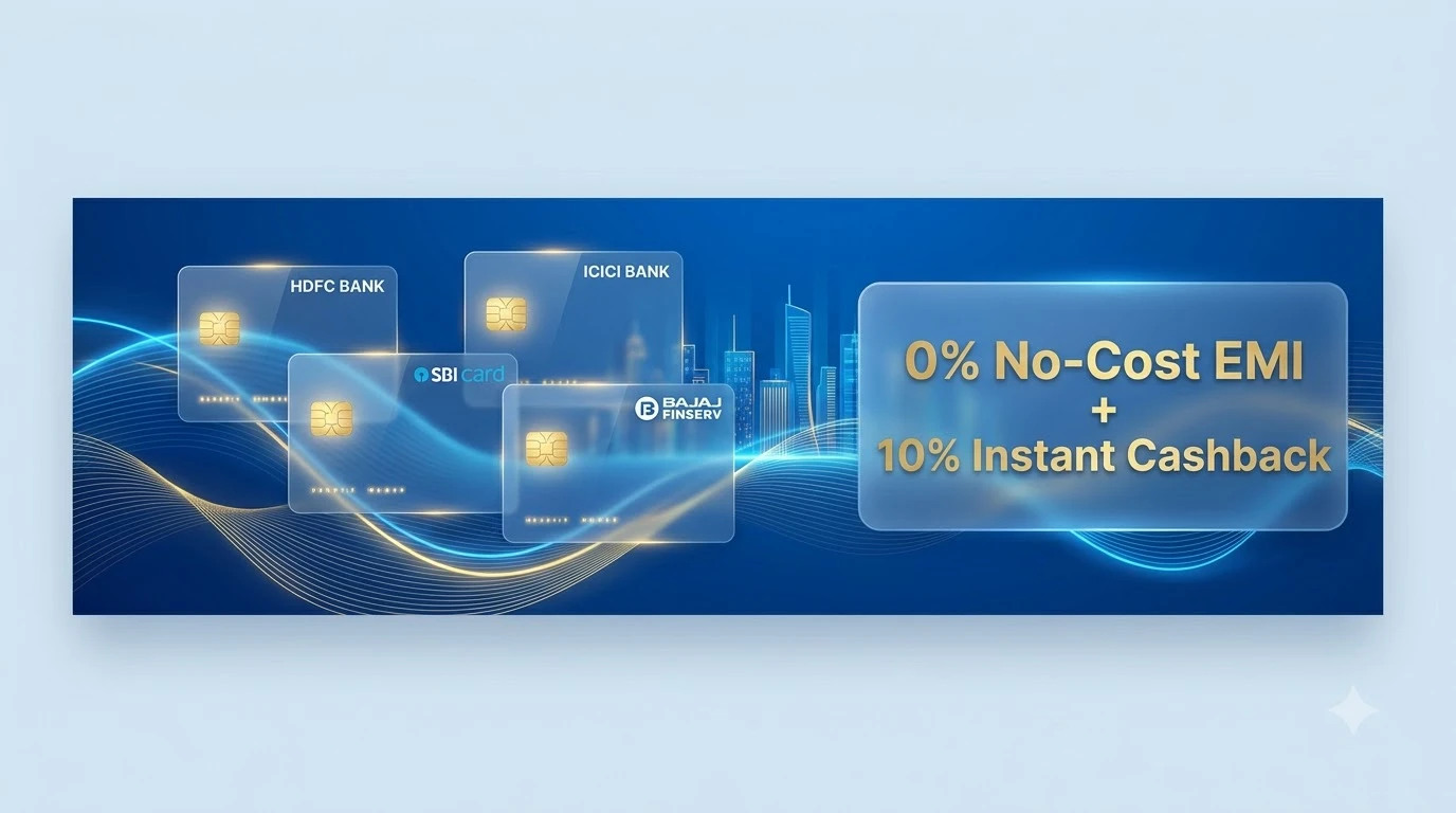 0% No-Cost EMI + 10% Instant Cashback Schemes