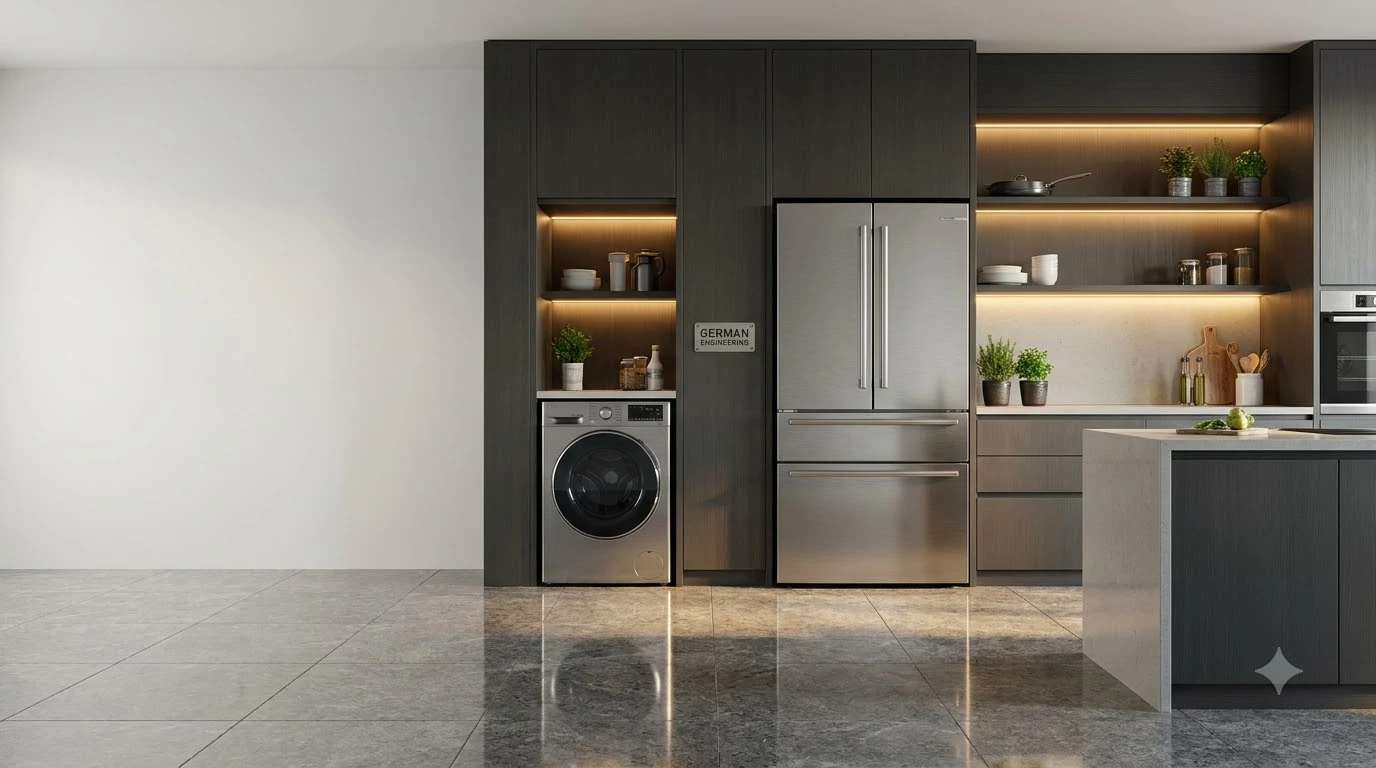 Smart Kitchen & Laundry Suite Bosch and IFB Banner